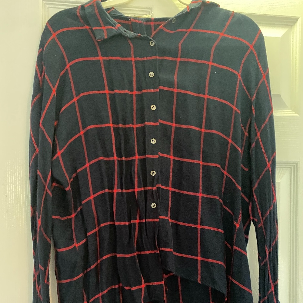 Vestique Blue & Red Flannel